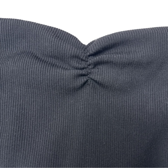 Beach Bunny Kate Ribtide Black Ruched Bikini Bottom Large NWT - Picture 4 of 13